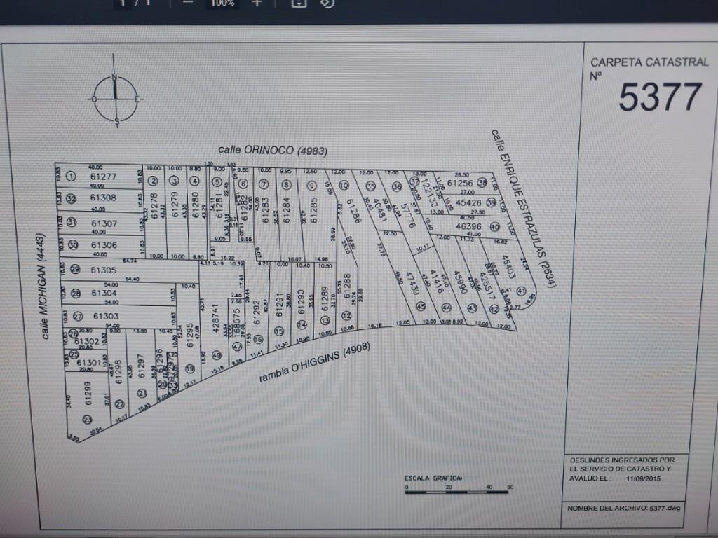 Venta de terreno frente al mar en Rambla  O Higgins Malvín