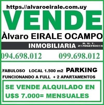 = PARKING con RENTA MENSUAL ALQUILADO U$S 7.000=