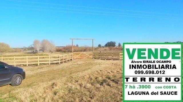 * LAGUNA DEL SAUCE TERRENO 73.900 m2 COSTA A LA LAGUNA