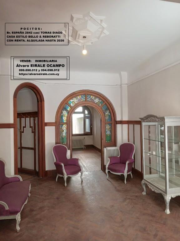 * CASA con RENTA $ 75.000= Br. ESPAÑA y T. Diago