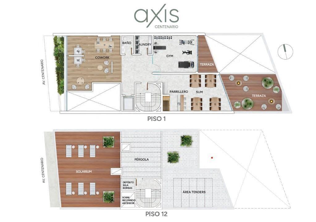 Axis Centenario | venta apartamento 1 dormitorio