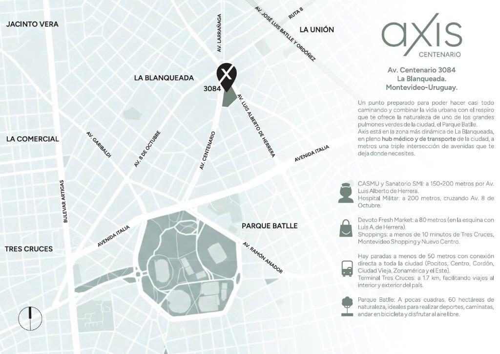 Axis Centenario | Venta apartamento nuevo de 2 dormitorios