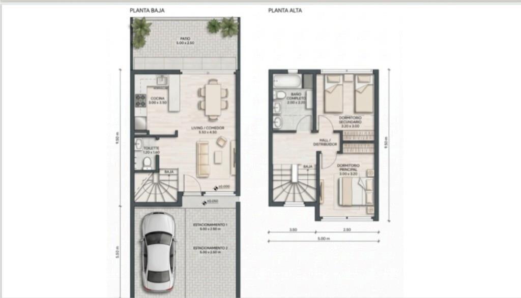 Hemosos Duplex con 2 cocheras!