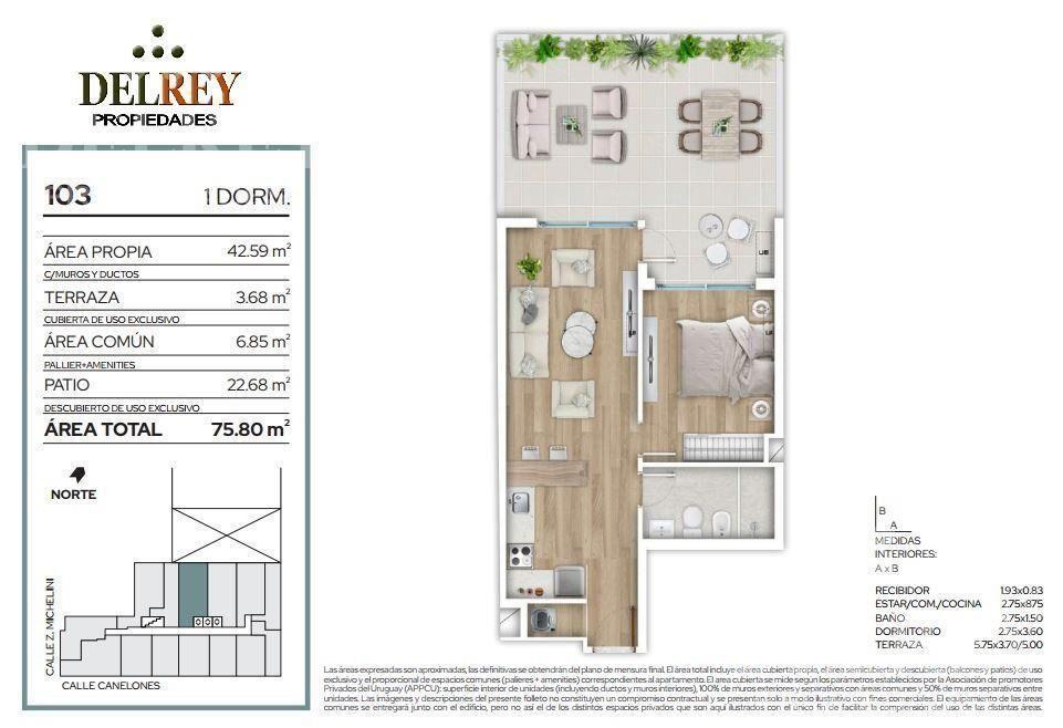 Venta Apartamento - Centro (Montevideo) DELREY PROPIEDADES