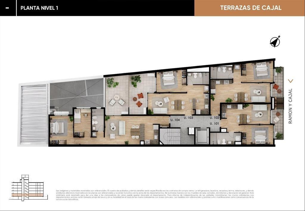 Edificio en construcción La Blanqueada/ Tres Cruces, 1 y