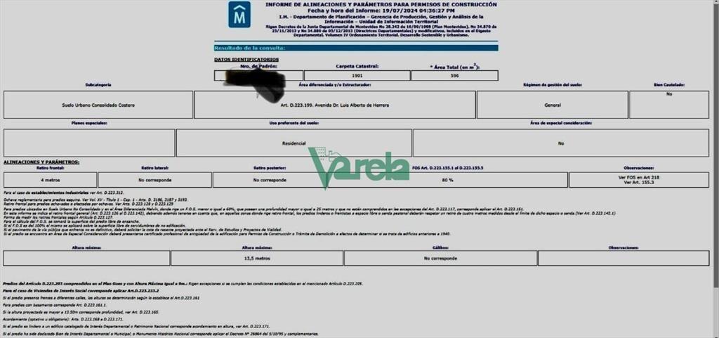 venta terreno en montevideo shopping pocitos