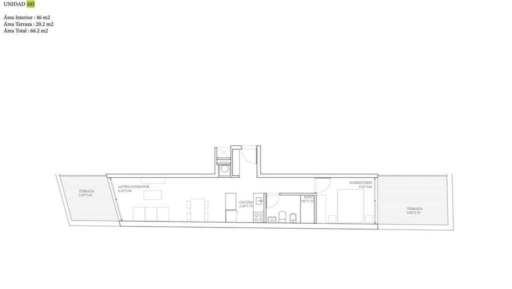 Venta de apartamento de 1 dormitorio con dos terrazas en Epi