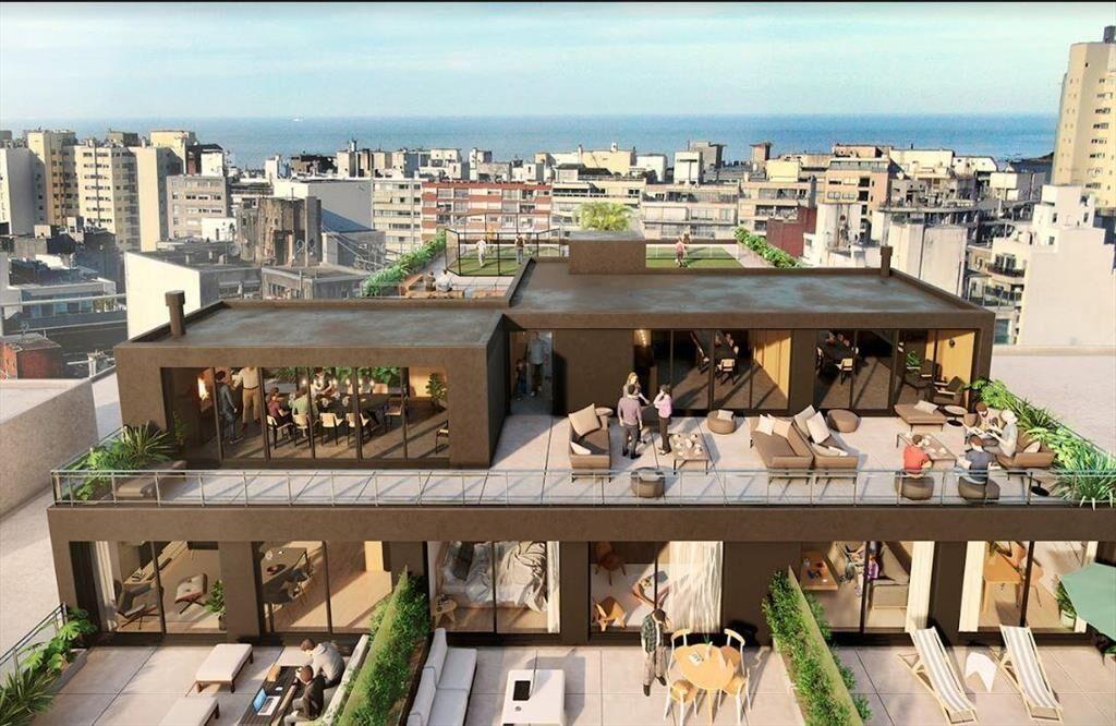 Venta apartamento 2 dormitorios y terraza. Pocitos. Vivien