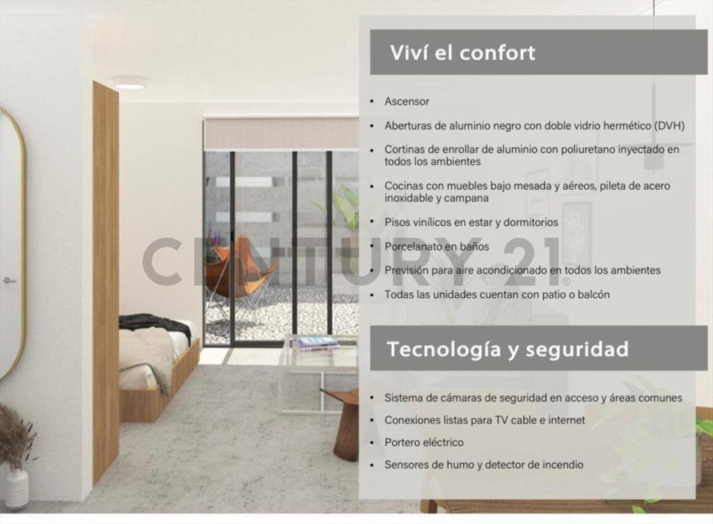Monoambiente a estrenar en Buceo; 47m2 con patio de uso e...