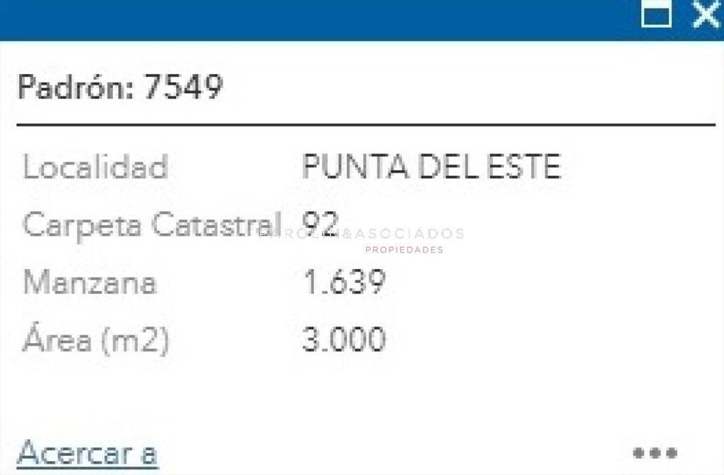 Terreno en Punta del Este, Golf