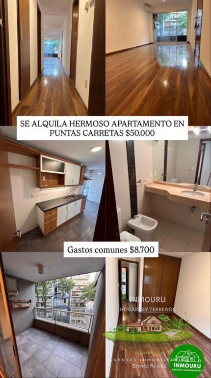 Se alquila apartamento en zona Punta Carretas