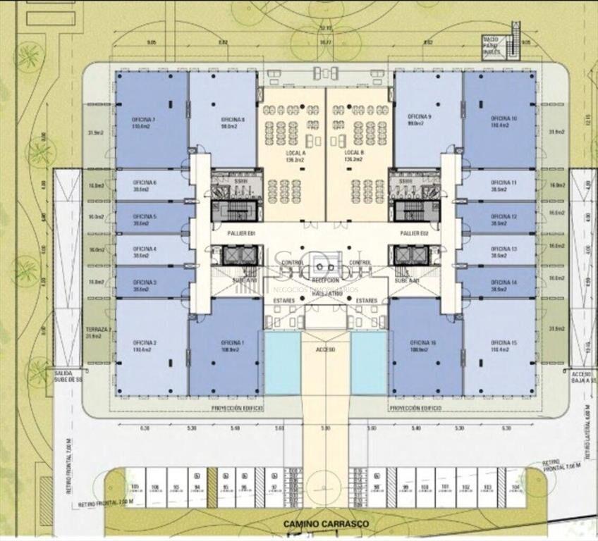 Venta oficinas en Carrasco Norte