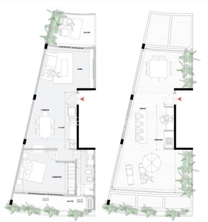 Vende apartamento en la Barra, unidad de 1
