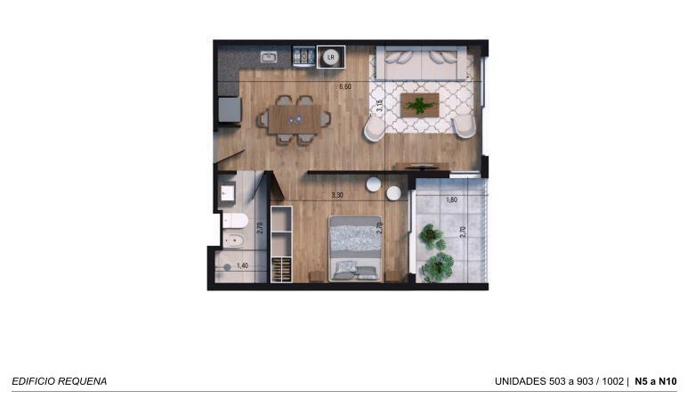 Venta Apartamento 1 Dormitorio en Cordón