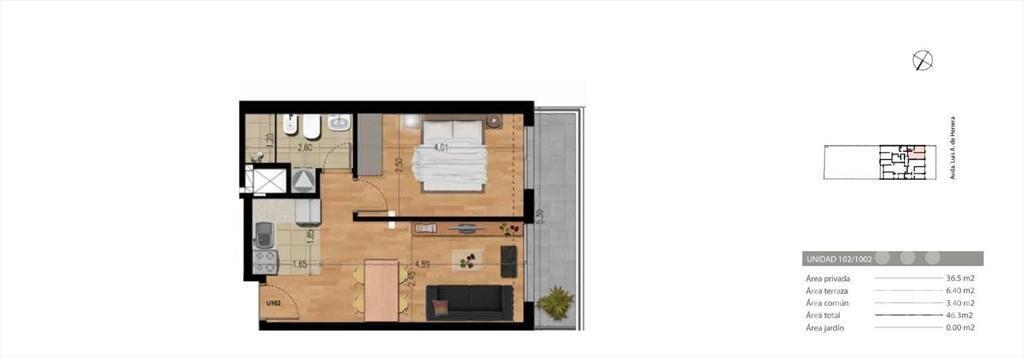 Alquiler Apartamento La Blanqueada DELREY PROPIEDADES
