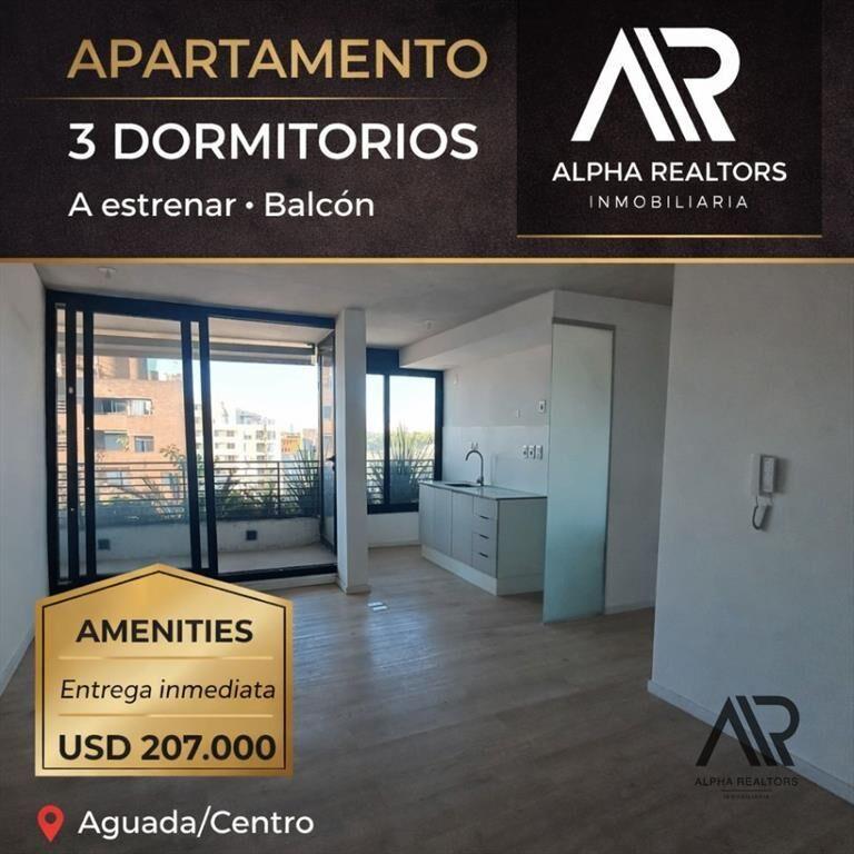 Apartamento 3 dorm. en venta en Aguada c/ Balcón.