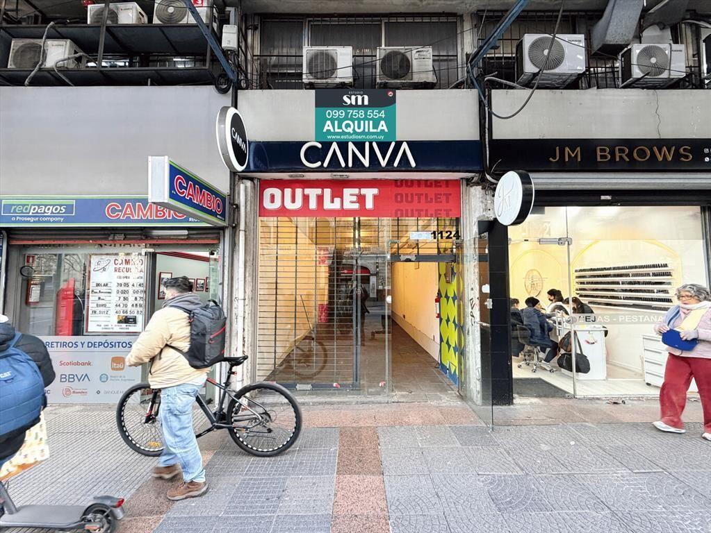 Alquiler Local comercial sobre 18 de julio . Centro