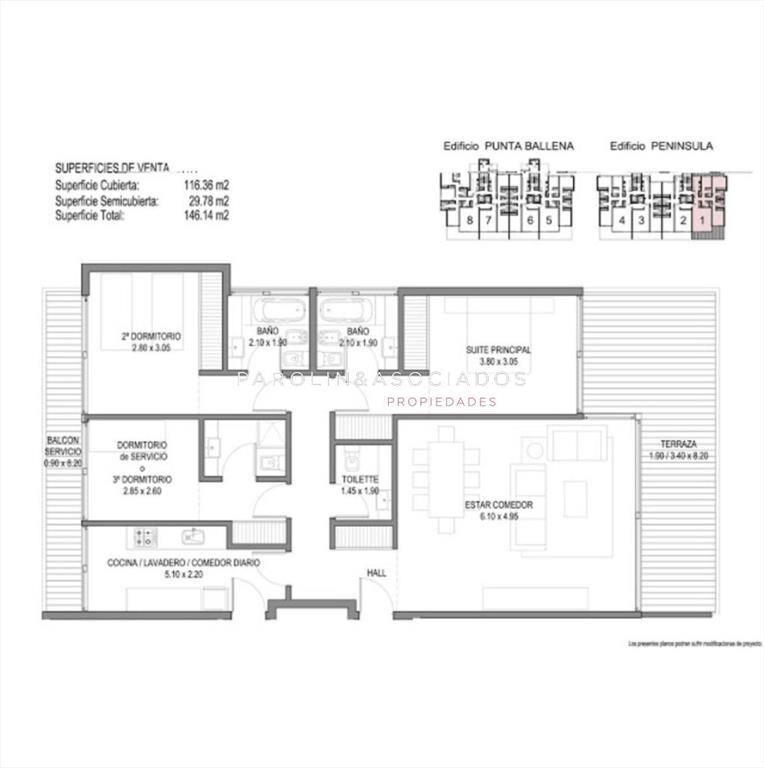 Departamento venta en punta del este playa mansa