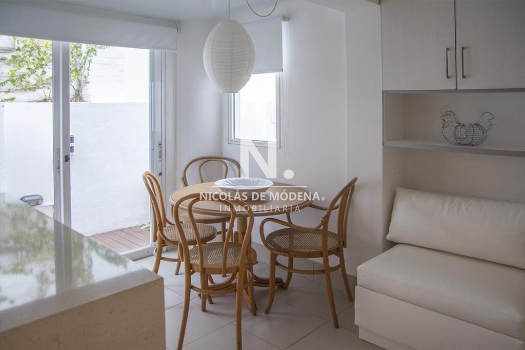 Departamento proximo al Puerto con barbacoa y