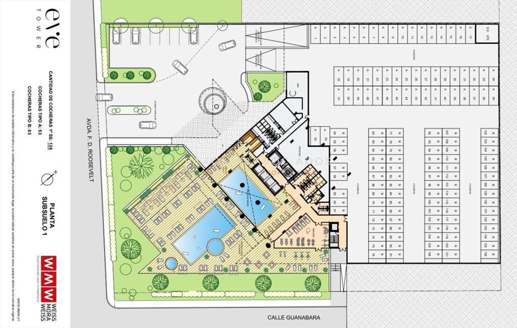 Departamento en Venta de 2 Dormitorios en Eve del