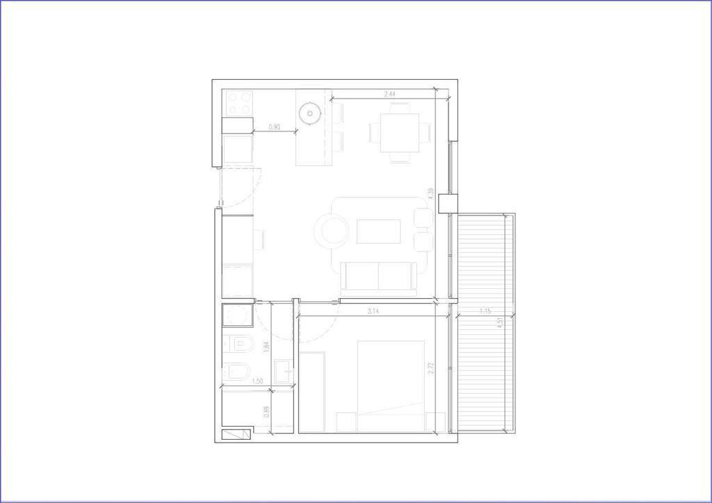 Venta apartamento dos dormitorios en La Blanqueada-803