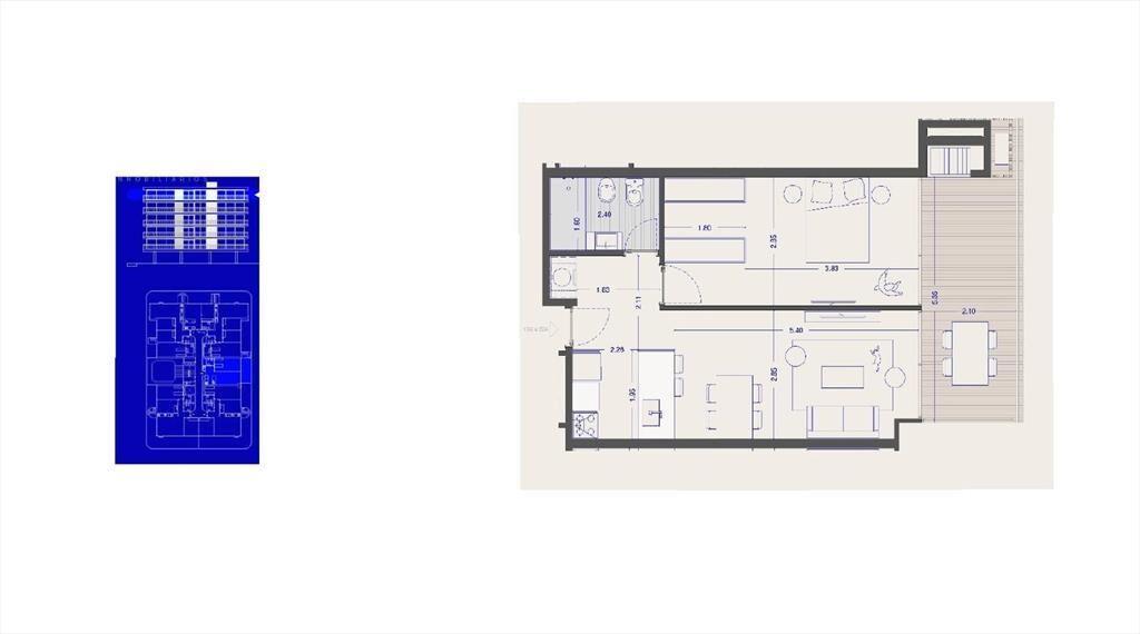 Apartamento de un dormitorio en venta Ciudad de la Costa