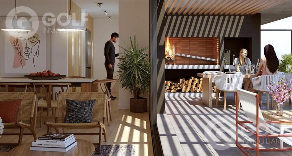 Venta de apartamento 1 dormitorio con terraza en Pocitos