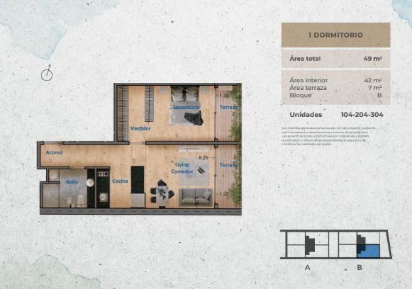 venta Apartamento 1 Dormitorio en Pocitos nuevo