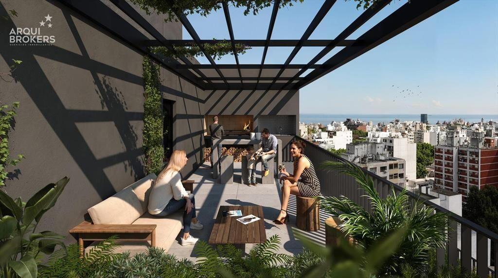 Apartamento de un dormitorio con patio en venta en Cordón -