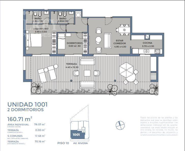 Venta Apartamento - Pocitos DELREY PROPIEDADES
