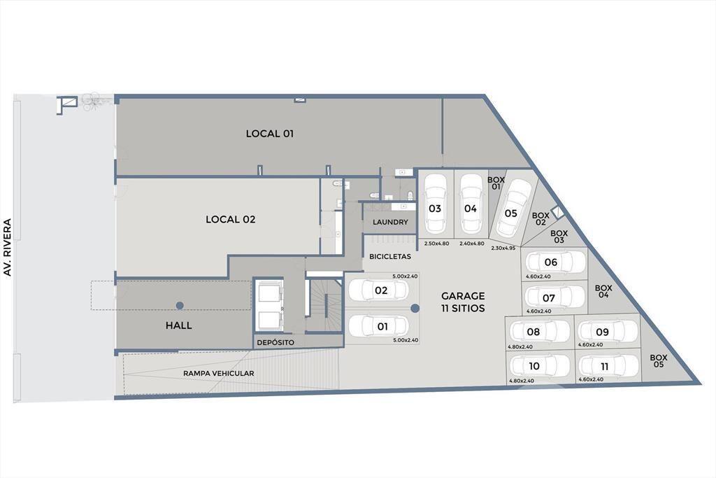 Venta de apartamento de 1 dormitorio en Pocitos