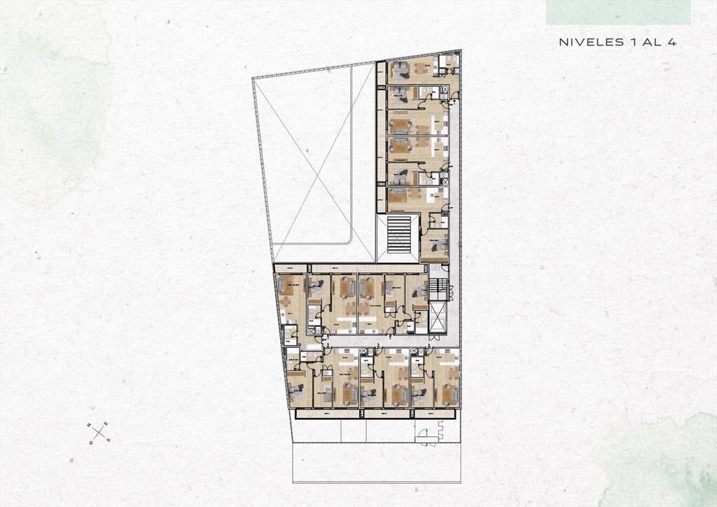 Venta Apartamento 2 Dormitorio en Pocitos Nuevo, con garaje