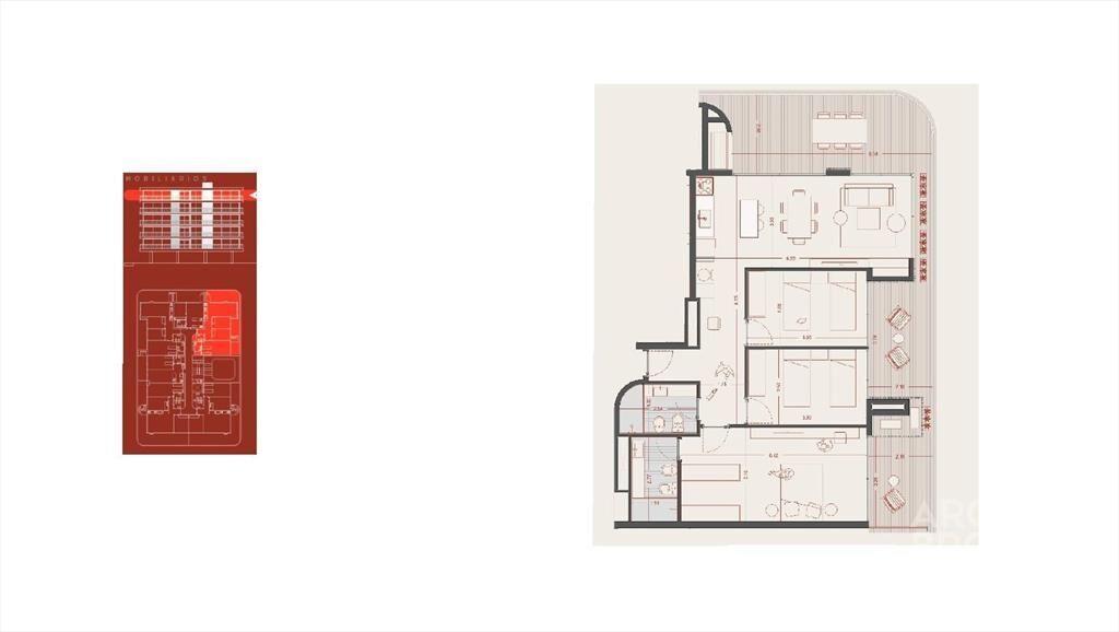 Apartamento tres dormitorios en venta en Ciudad de la Costa