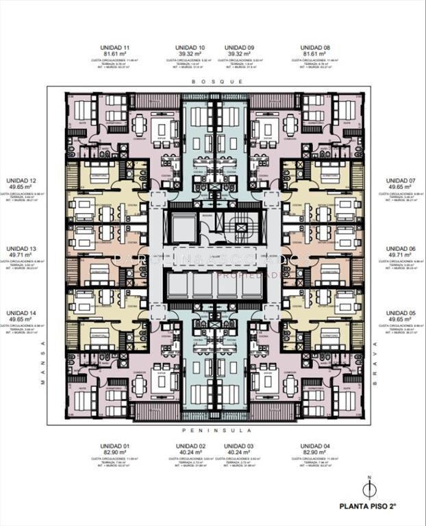 Departamento en Venta de 2 Dormitorios en Eve del