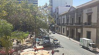 Peatonal Sarandi, frente a Plaza Matriz