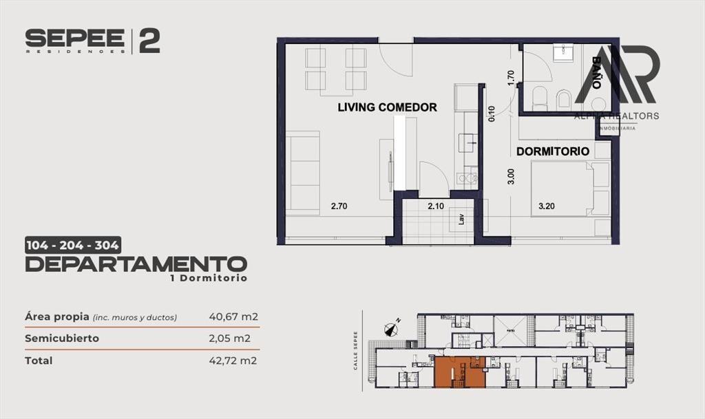 Venta Apartamento 1 dormitorio con terraza lavadero EN P...