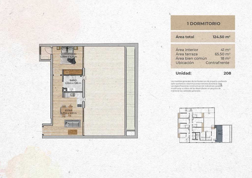Venta Apartamento 1 Dormitorio en Centro (Montevideo)
