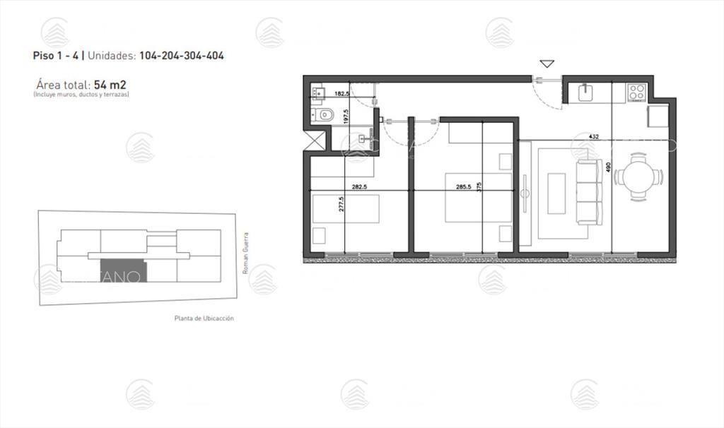 Venta Apartamento a estrenar 1 dormitorio