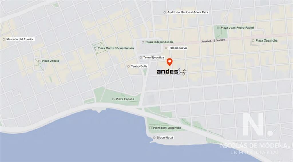 Venta Apartamento 1 dormitorio en Proyecto Andes City, Cent