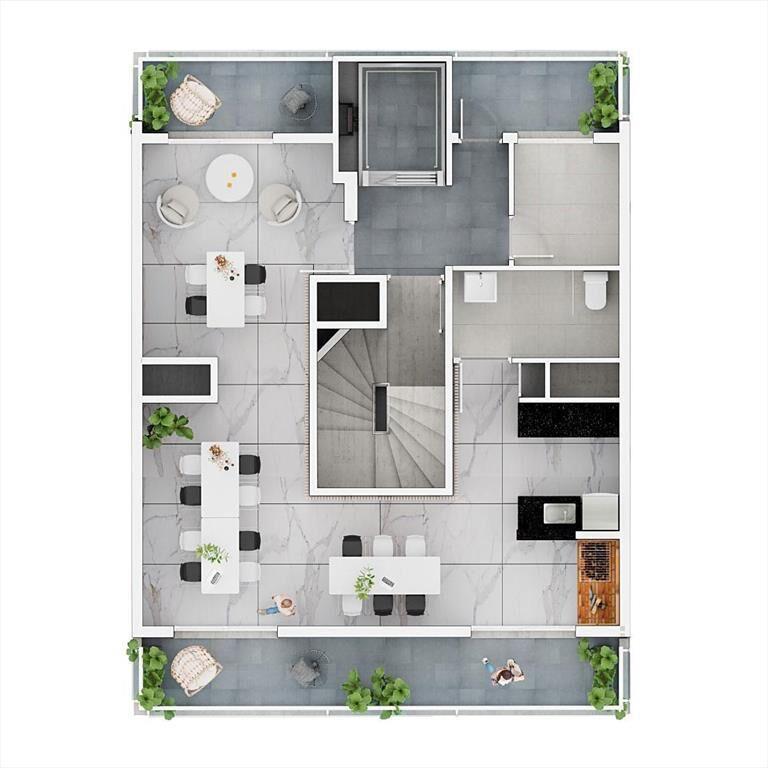 Venta apartamento a estrenar-1 dormitorio y terraza . Tres