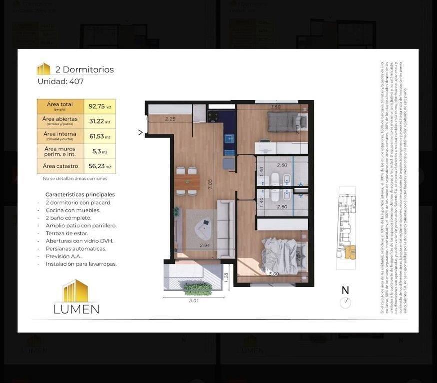 Venta de apartamento Monoambiente Buceo