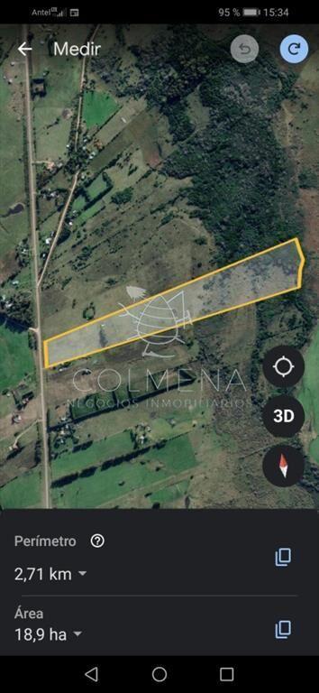 Muy linda parcela de campo sobre ruta a pocos Km