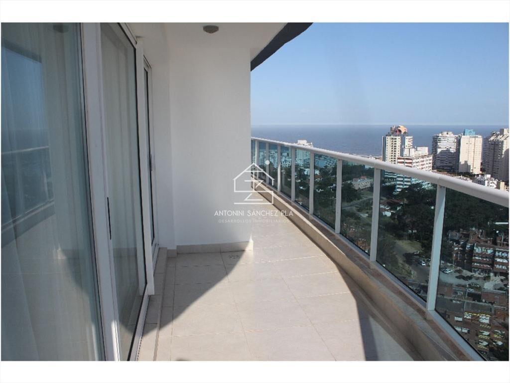 apartamento con vista a playa mansa