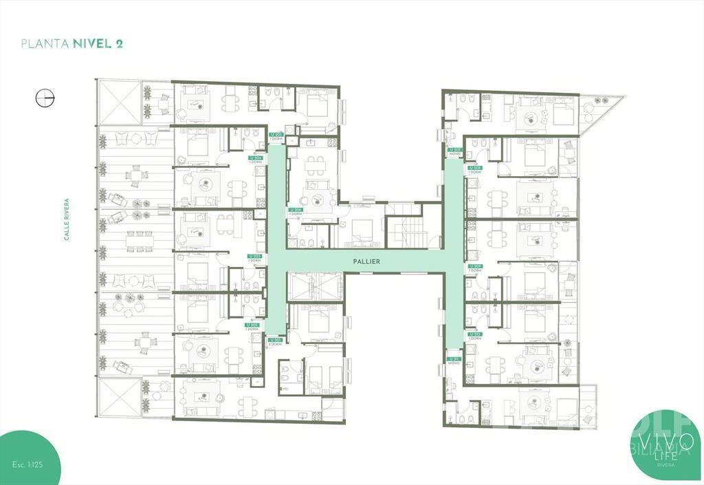 VENTA DE APARTAMENTO DE 1 DORMITORIO EN CORDON