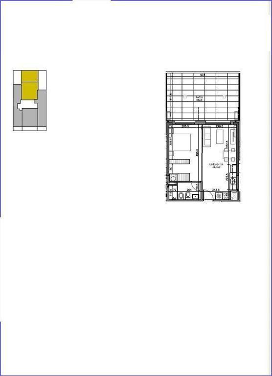 Venta apartamento un dormitorio Cordón - 104