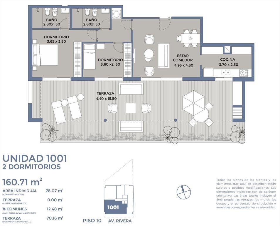 EXCLUSIVO PENTHOUSE EN AV. RIVERA CASI PONCE!!!