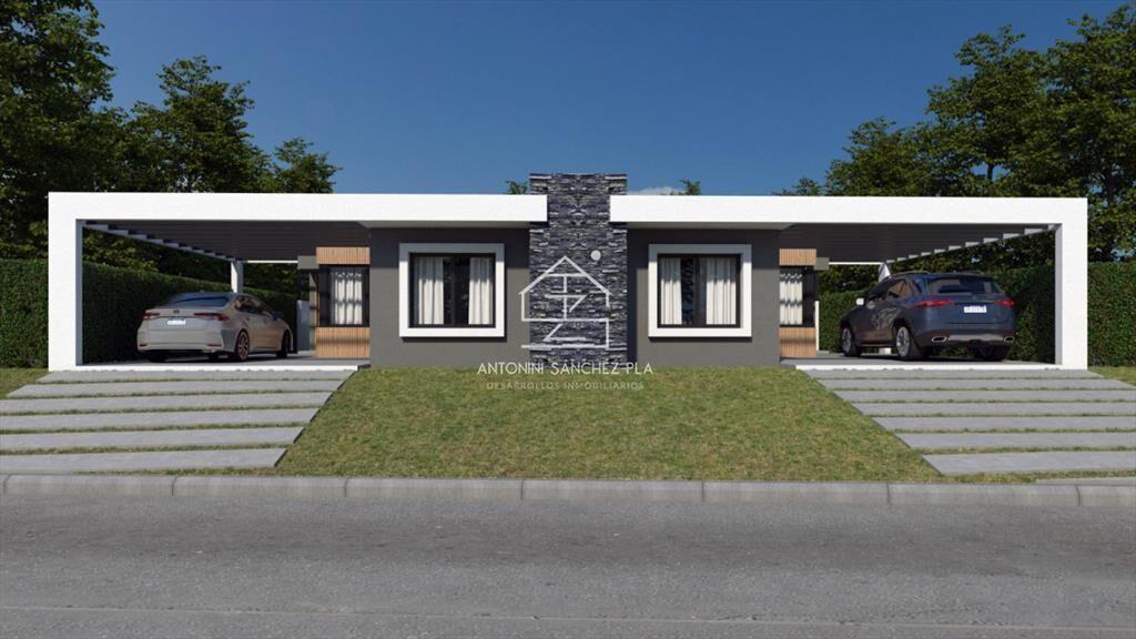 Casas en desarrollo tres dormitorios barrio