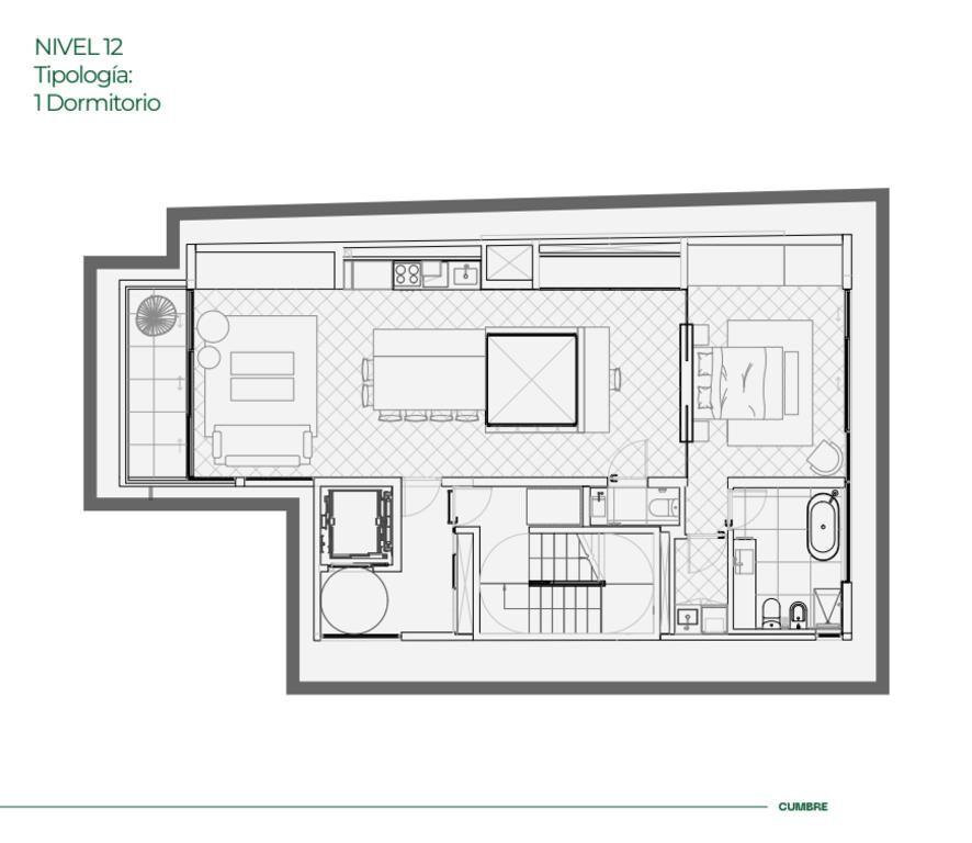 Venta de apartamento loft en Cumbre, Punta Carretas
