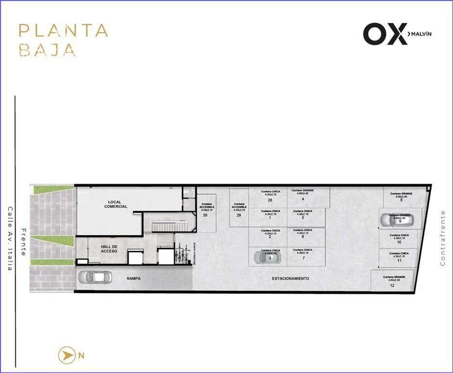Apartamento de dos dormitorios en venta en Malvín