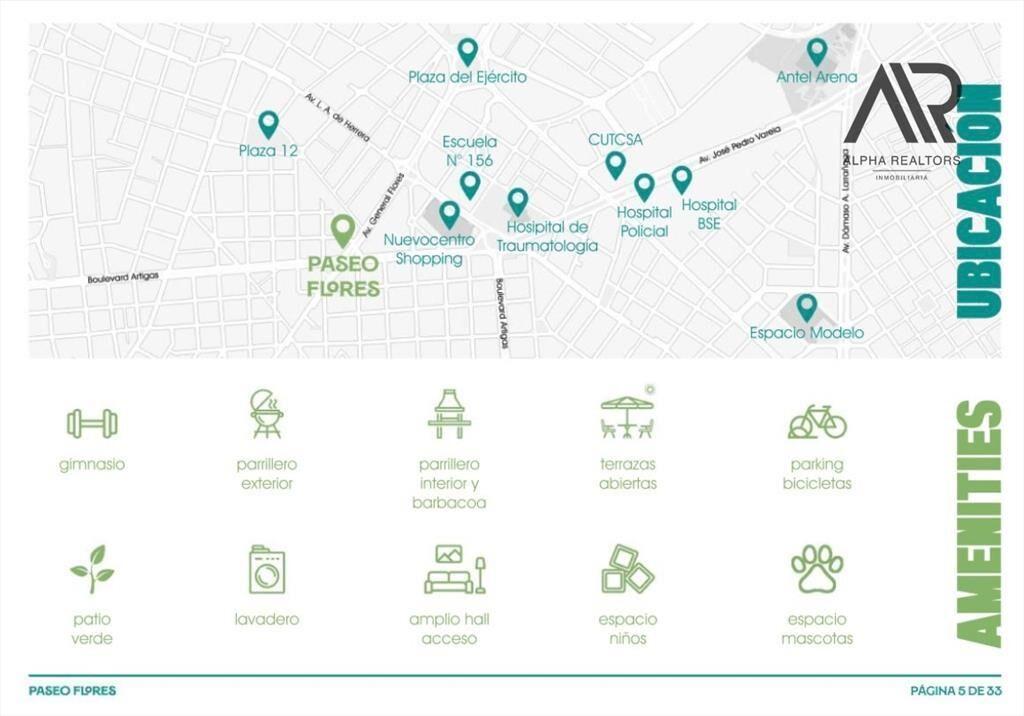 VENTA MONOAMBIENTE GRAL FLORES Y BVAR ARTIGAS - PASEO FLORES